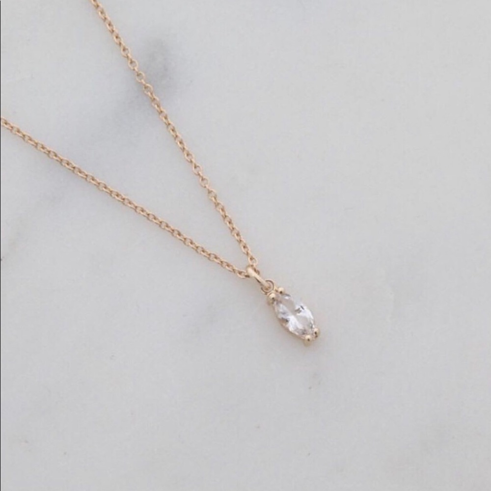 Mejuri Marquise Necklace